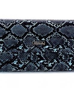 giulia clutch azul blue snake