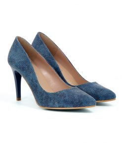 giulia pitone blue pump