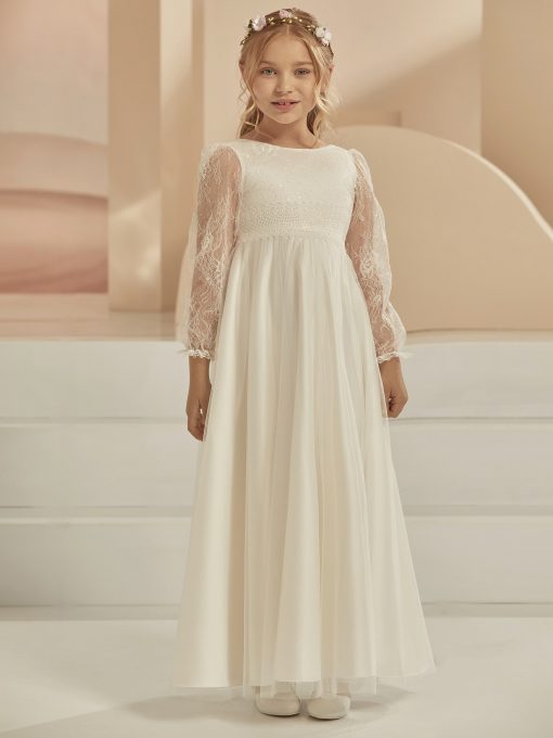avalia bianco evento bruidsmeisjes jurk