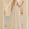 bianco evento trouwjurk champagne