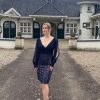 linea raffaelli navy dress
