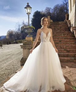 randy fenoli trouwjurk freesia
