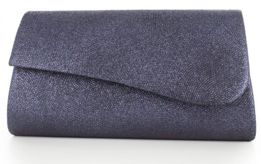 blue metallic clutch