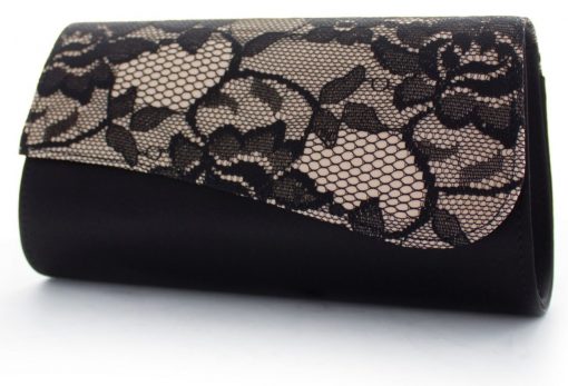 black nude clutch