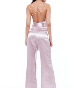 jumpsuit satijn navy