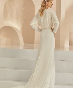 rok chiffon bruid