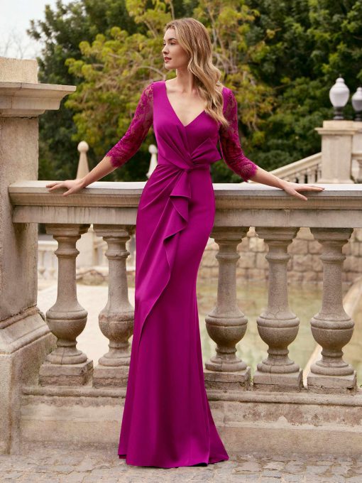 couture club paars moeder bruid