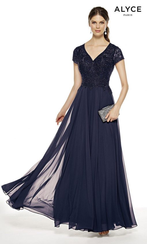 moeder van de bruid navy