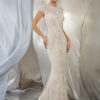 mori lee champagne trouwjurk