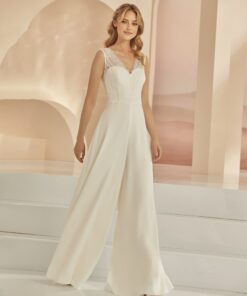 bianco evento jumpsuit Danube