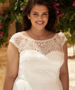 claudia grotere maat trouwjurk
