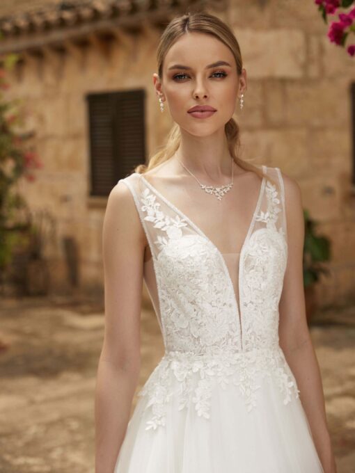 Polina trouwjurk bianco evento