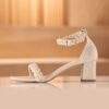 Trouwschoen met decoratieve vlecht