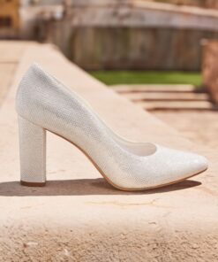 Parel glitterende trouwschoen