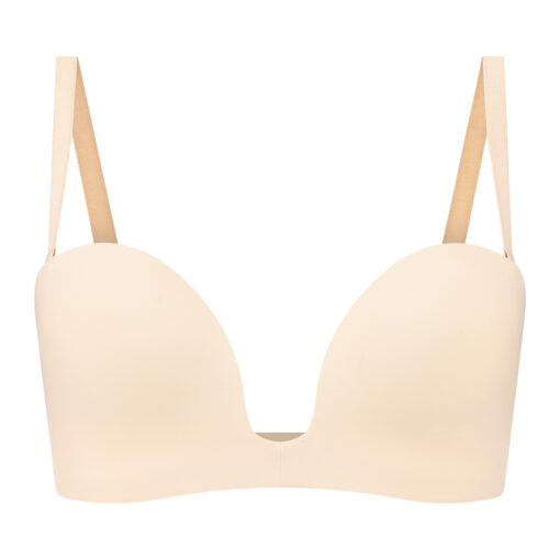 deep plunge strapless bra