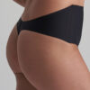 lage rug mid taille thong zwart