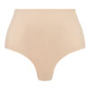 low back mid waist thong beige