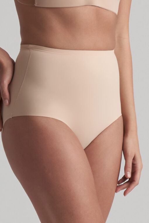mid waist slip beige