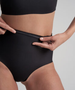 mid waist slip zwart
