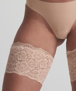 dijenband stof beige kant