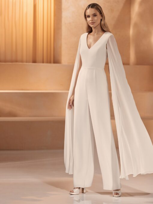 bruids jumpsuit Lotus