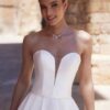 corset gemaakt van mikado chiffon