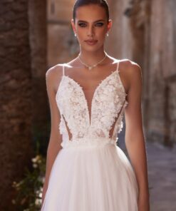 corset met 3D bloemetjes