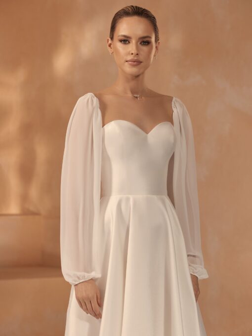 Chiffon mouwen
