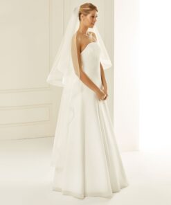 sluier met crinoline rand