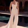 bruids jumpsuit Dove