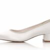 schoenen Maddi ivoor satijn/silver shimmer