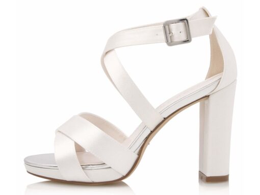 schoenen Dolcetto ivoor satijn