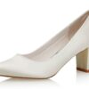schoenen Debora ivoor satijn