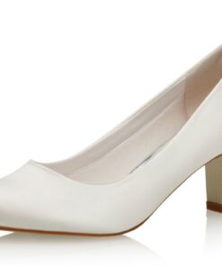 schoenen Debora ivoor satijn