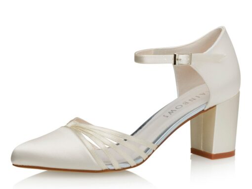 schoenen Gitta ivoor satijn
