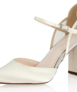 schoenen Jacki ivoor satijn/mesh