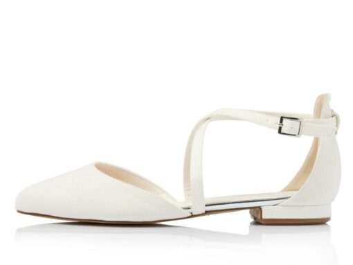 schoenen Nola off-white suede