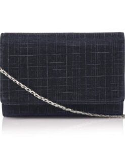 handtas Dafina navy metallic