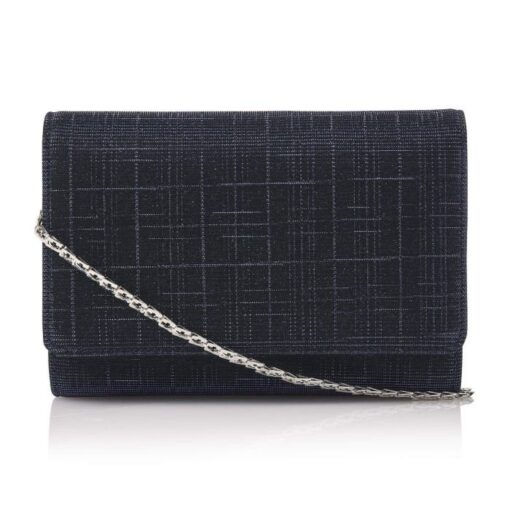 handtas Dafina navy metallic