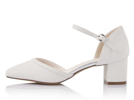 schoenen Paisly off-white metallic