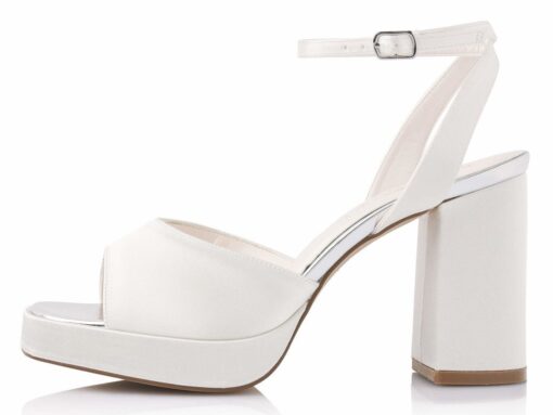 schoenen Caitlin ivoor satijn
