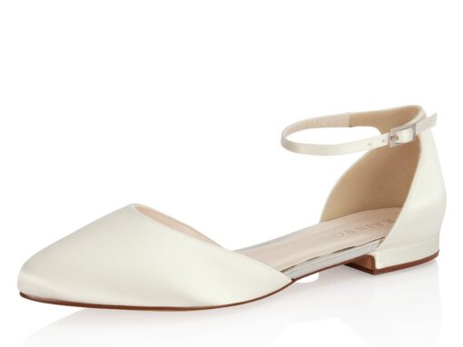 schoenen Khloe ivoor satijn