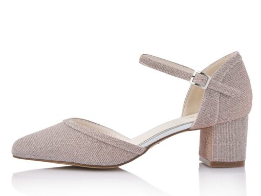 schoenen Paisly rose metallic