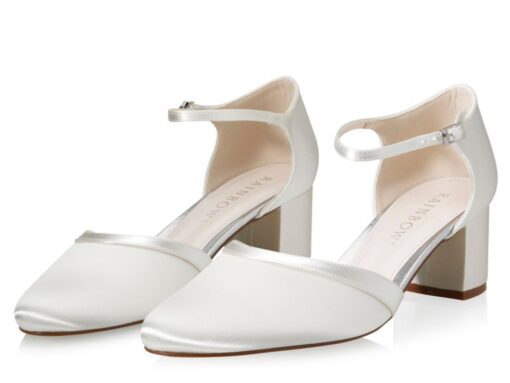 schoenen Stacy ivoor satijn
