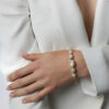 schakelarmband met zoetwaterparels
