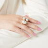 gouden parel ring