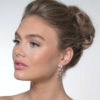 oorbellen met rosekleurige parels