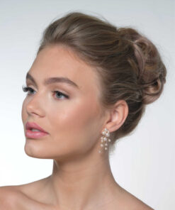 oorbellen met rosekleurige parels