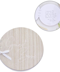 Ginger Ray gastenboek rond houten