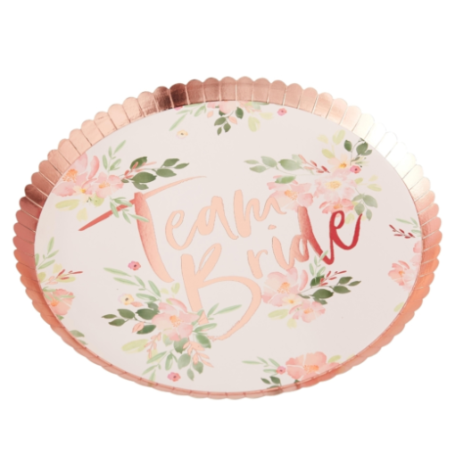 Ginger Ray wegwerp borden team bride